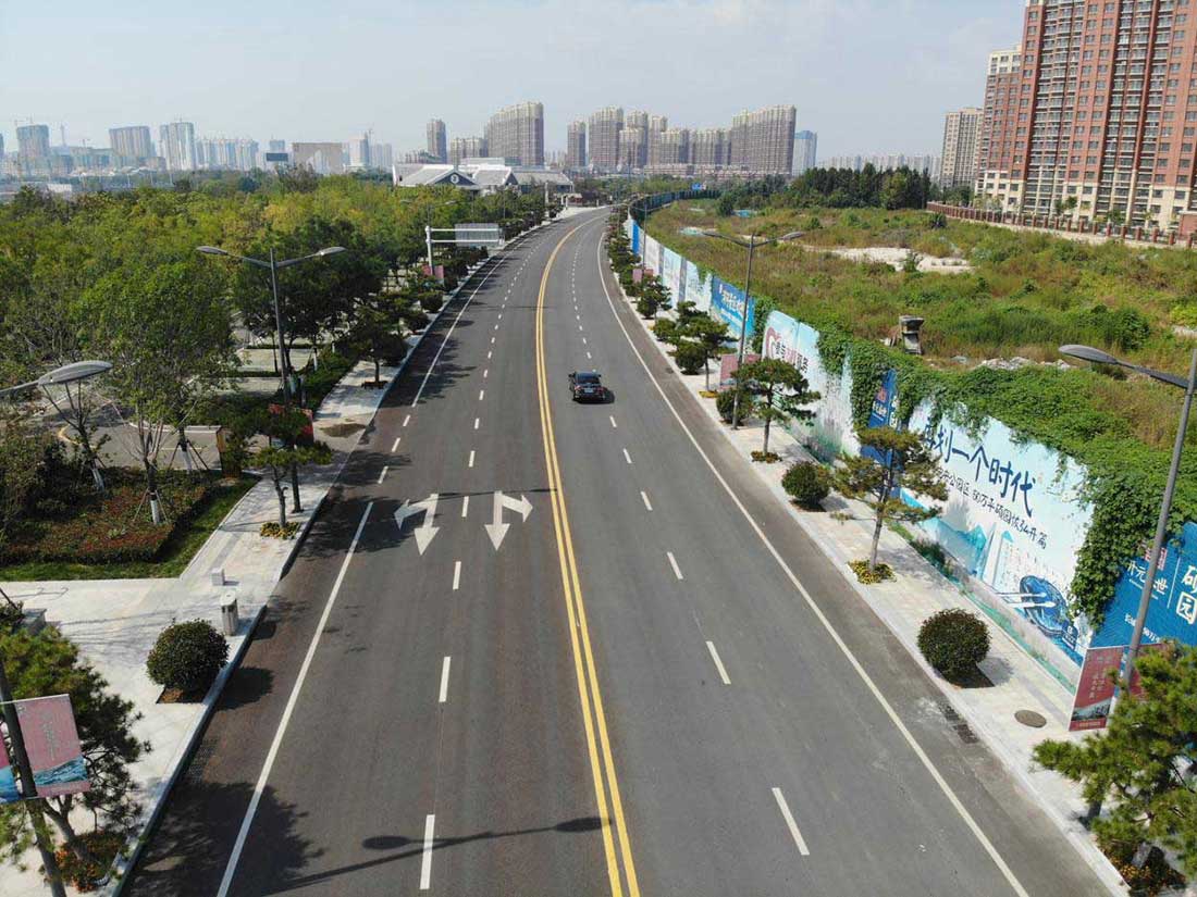 泮河及泰山水系综合治理工程泮河东路工程施工